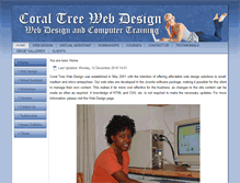 Tablet Screenshot of coraltreewebdesign.com